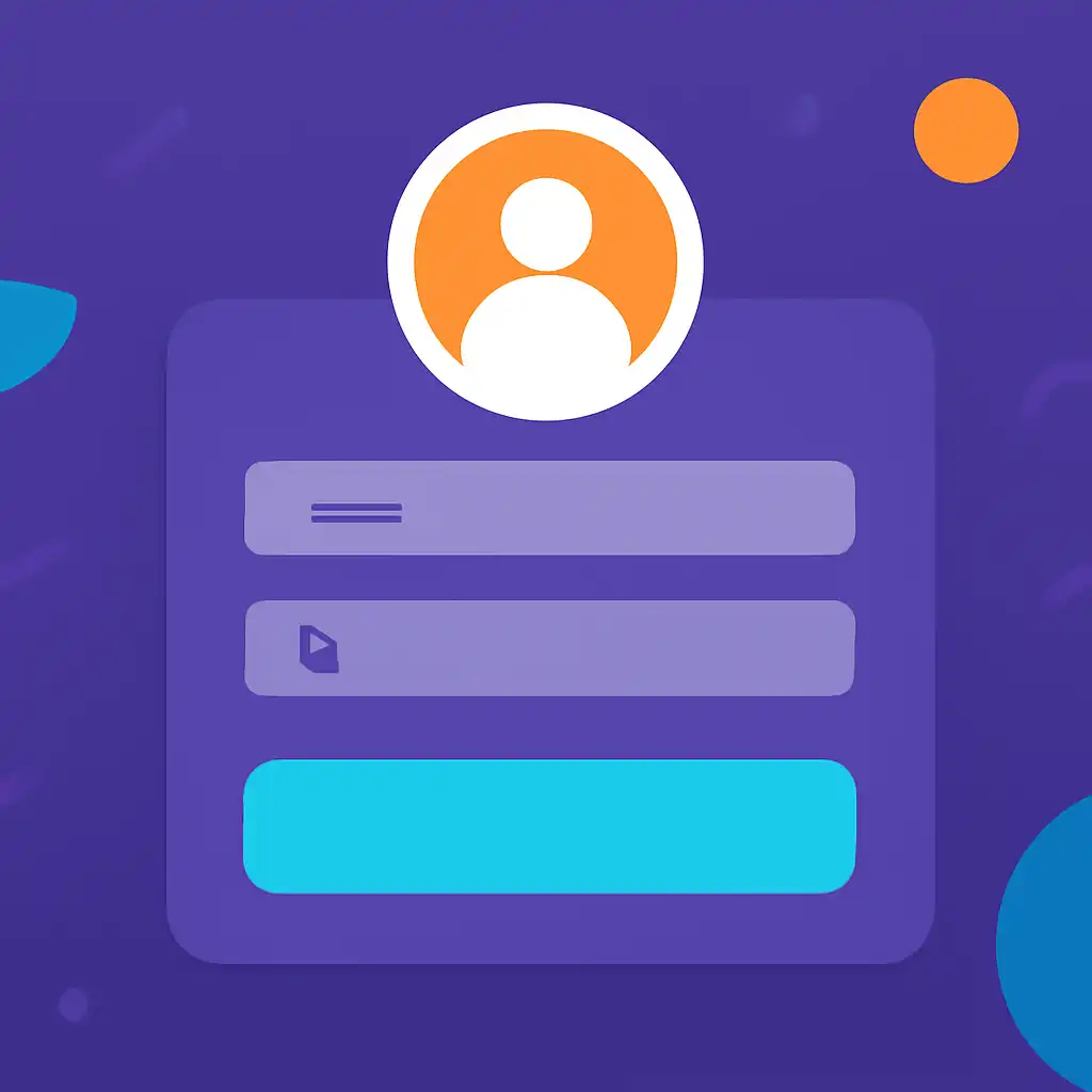 Close-up of button or form field for creating an account, Spin Crush