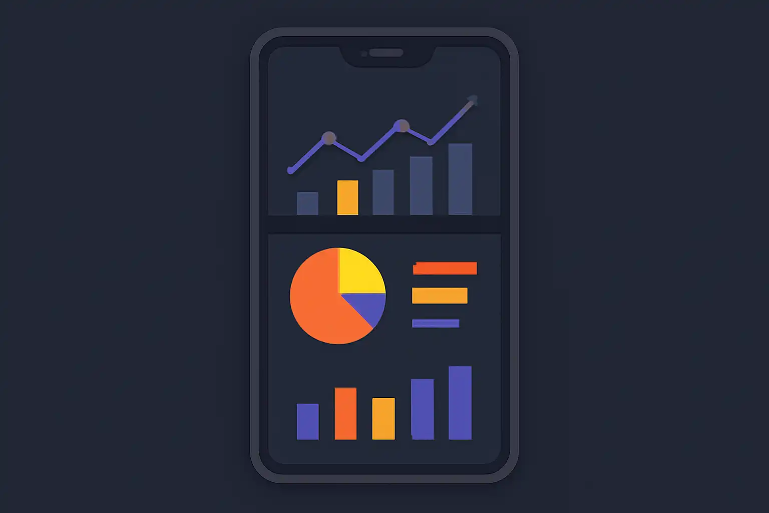 Detail screen: past result charts, mobile screen, Spin Crush
