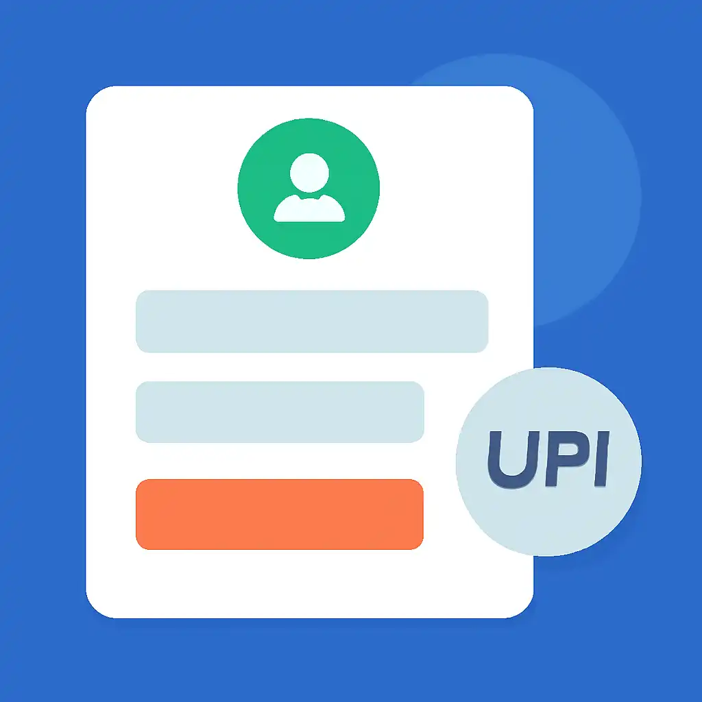 Close-up of button or form field for upi deposits, Spin Crush