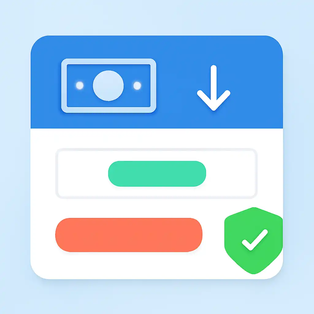 Close-up of button or form field for withdrawal limits, Spin Crush