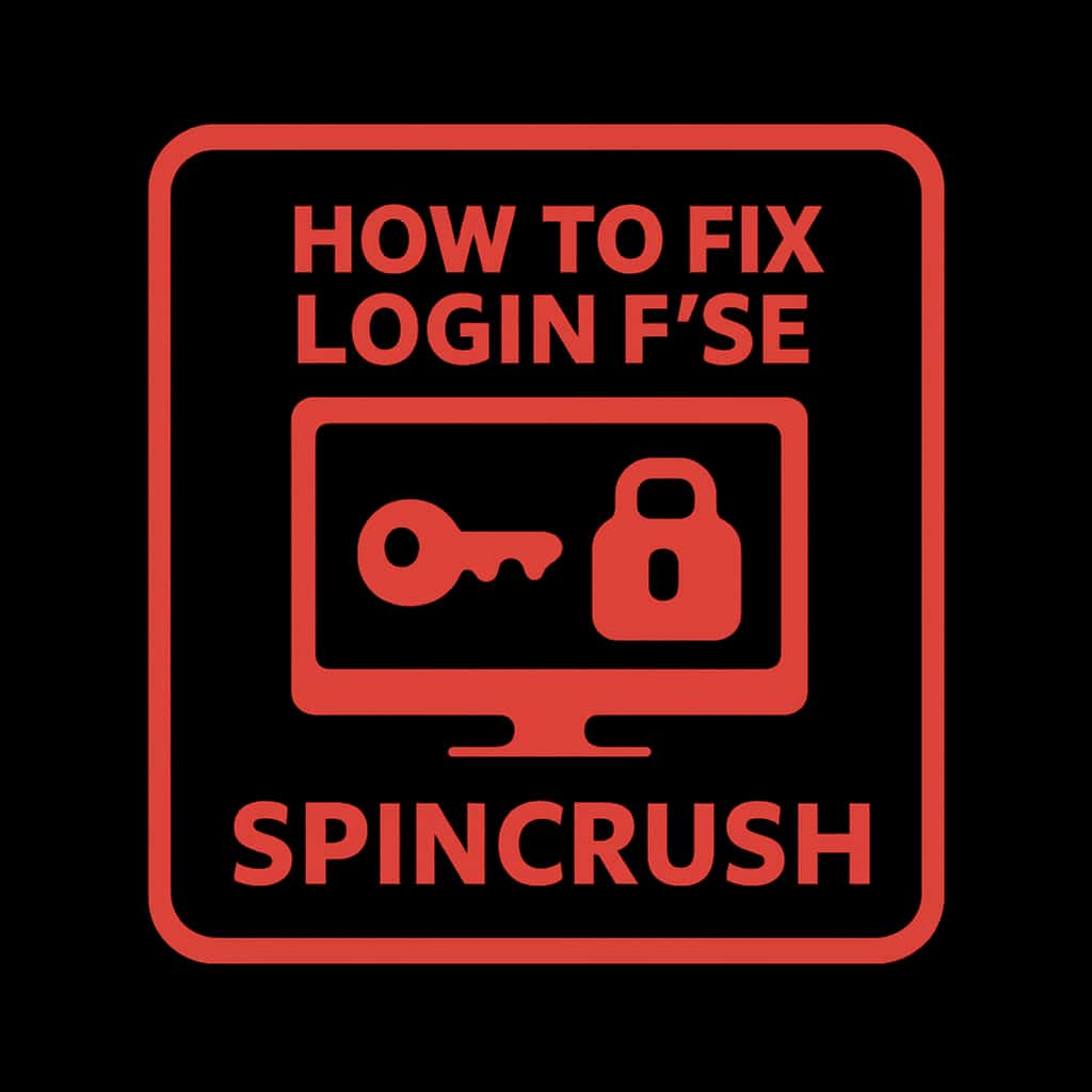 A simple badge design representing Spincrush login support.
