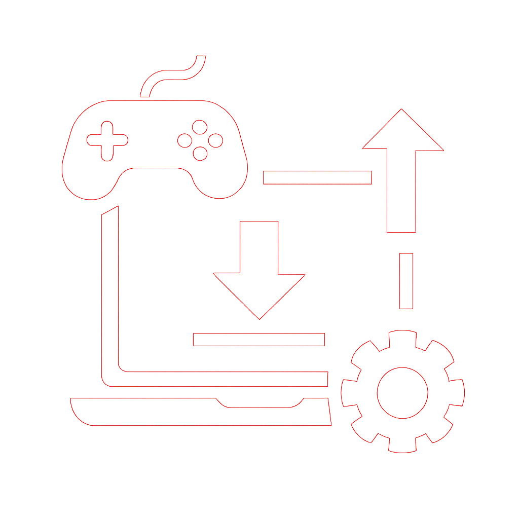 Illustration of the Spincrush installation process.
