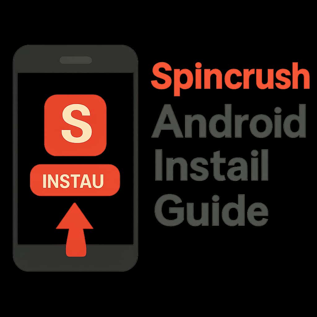 Illustration explaining Spincrush Android Install Guide