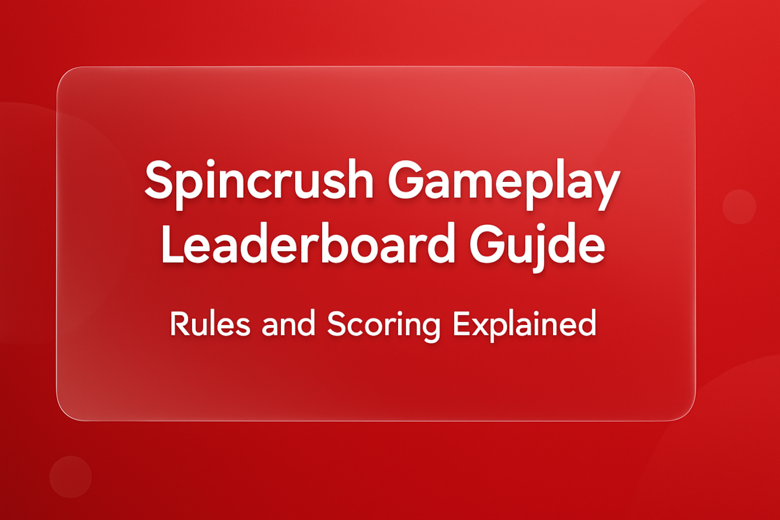 An informative scene illustrating account security for Spincrush, with prominent text.