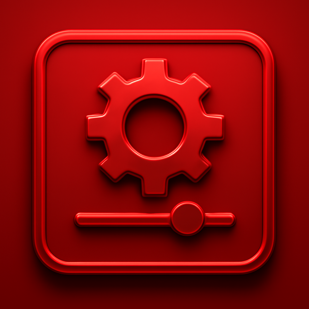An icon representing the configuration of Spincrush settings.