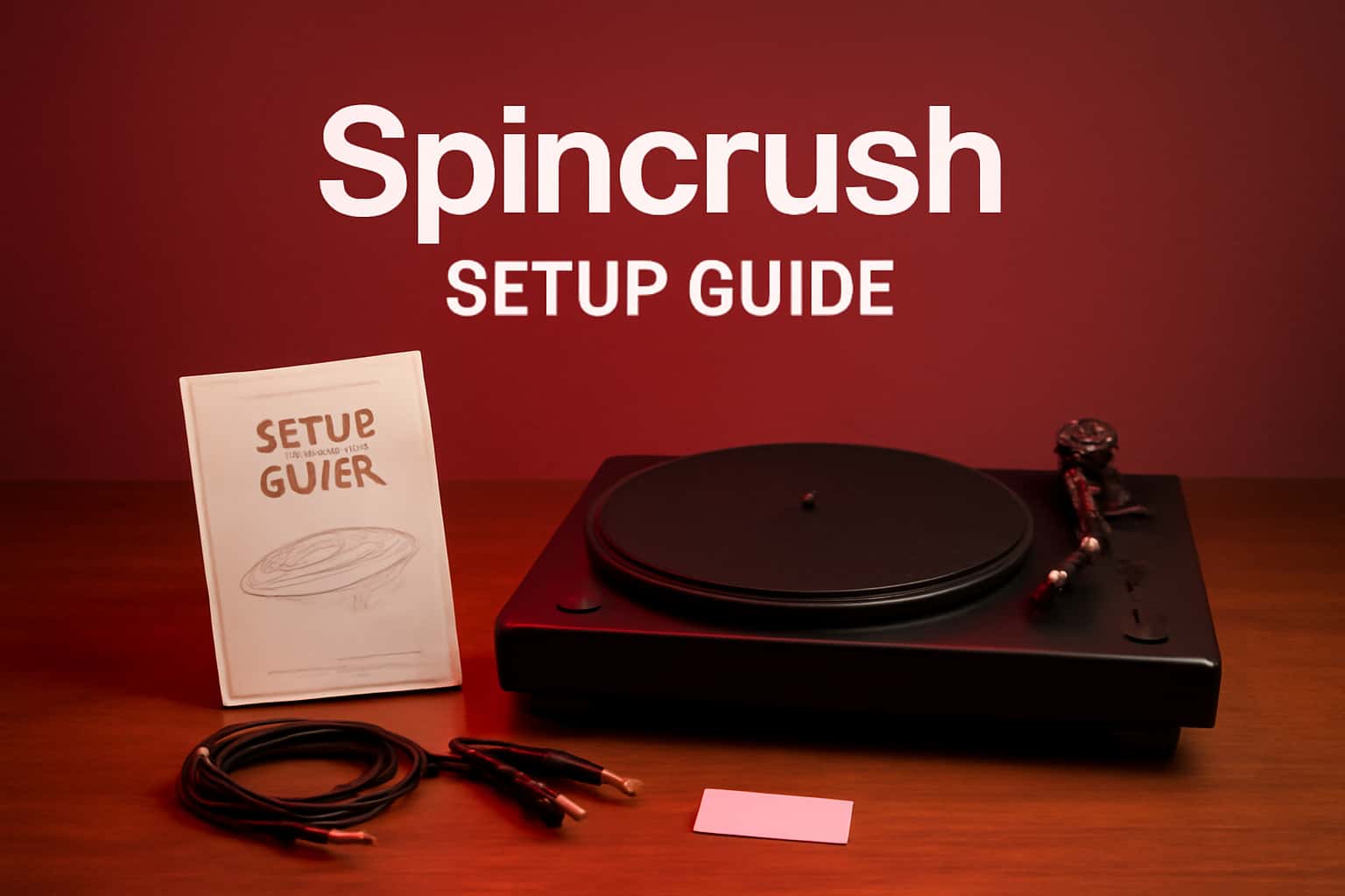 Visual representation of the Spincrush Setup Guide.