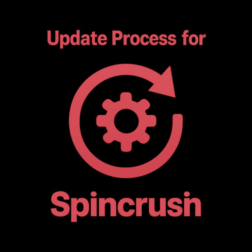 Icon representing the update process for the Spincrush app.